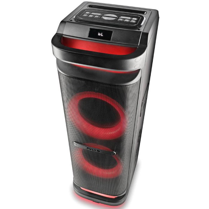 NGS Wild Space 3 Altavoz Portátil 800W RMS Negro